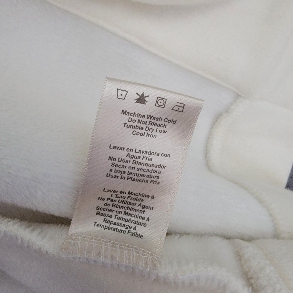 UGG Duffield II Robe Womens M Cream Fleece Kimono Belted Shawl Collar Pockets - Picture 10 of 14